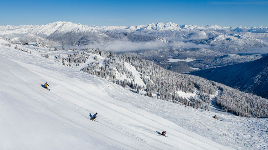 Skiing at Whistler Blackcomb