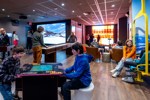 Teens at Hawk's Nest Cabin