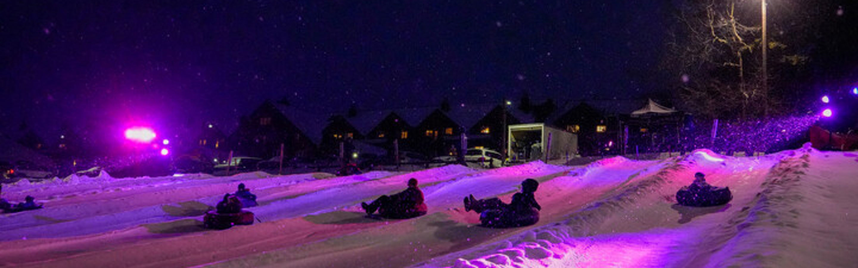 Disco Night Tubing Event at Mount Snow