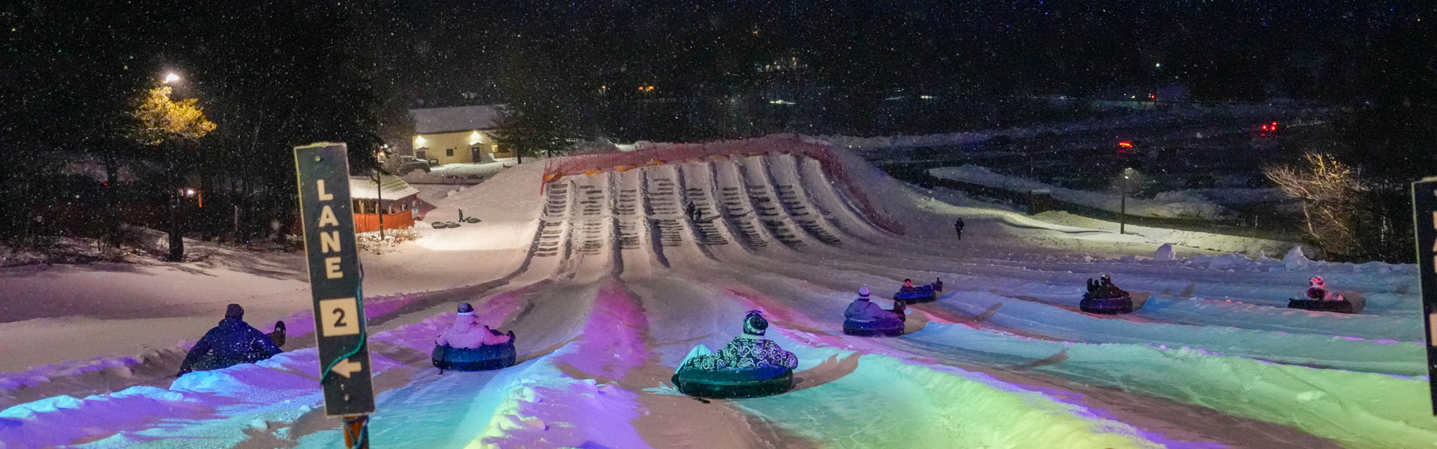 Disco Night Tubing Event at Mount Snow