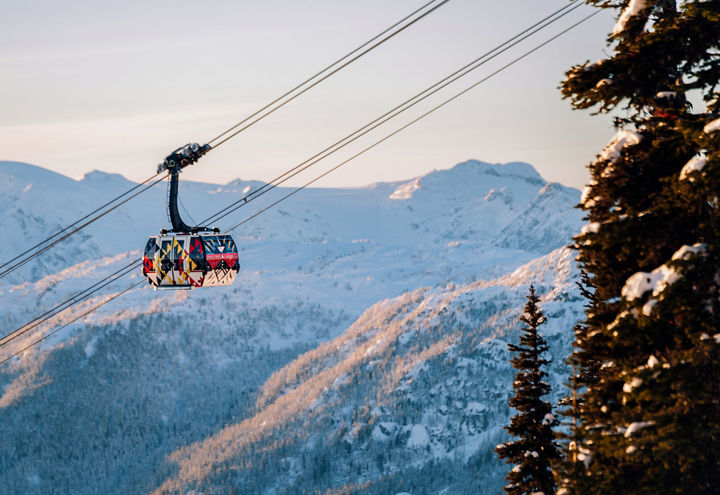 The Gondola Gallery at Whistler Blackcomb by Chief Janice George and Buddy Joseph