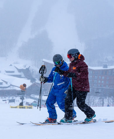 Private Telemark Ski Lessons at Stowe