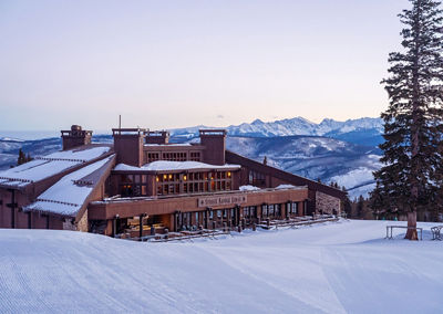 Scenic View of Spruce Saddle Lodge During Dawn at Beaver Creek