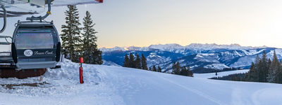 Panoramic View of Centennial Lift Gondola at Landing Area at Beaver Creek