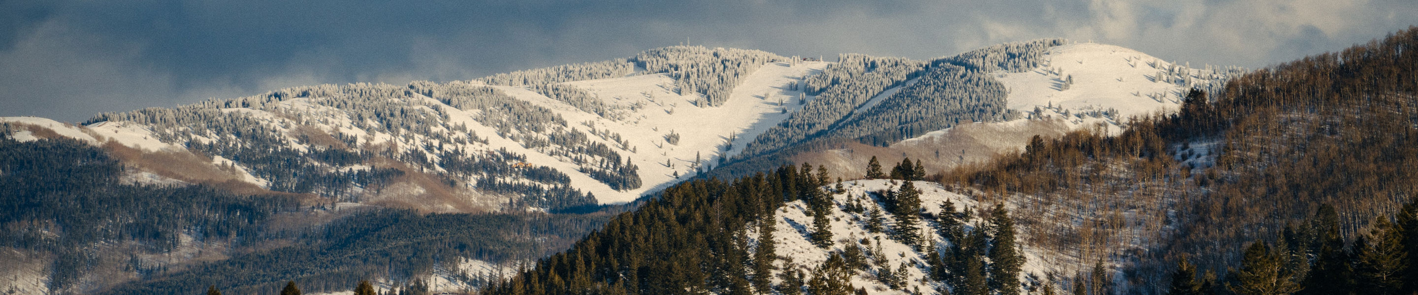 Scenic Winter Vail Landscape