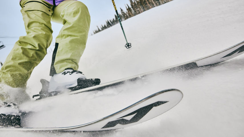 Skier Testing Out Ski Rentals from My Epic Gear at Beaver Creek