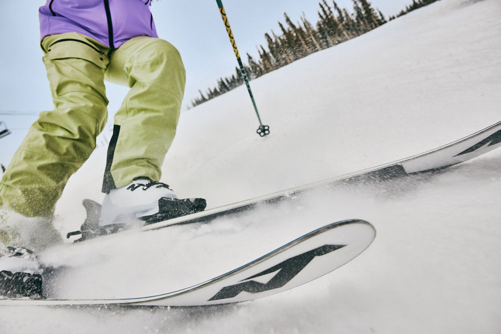 Skier Testing Out Ski Rentals from My Epic Gear at Beaver Creek