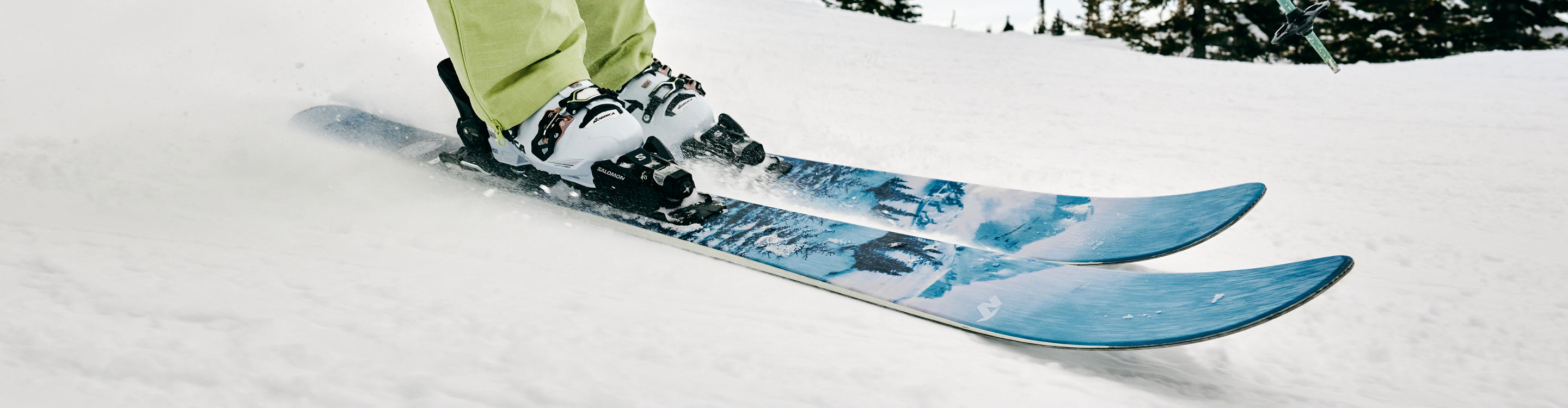 Skier Testing Out Ski Rentals from My Epic Gear at Beaver Creek