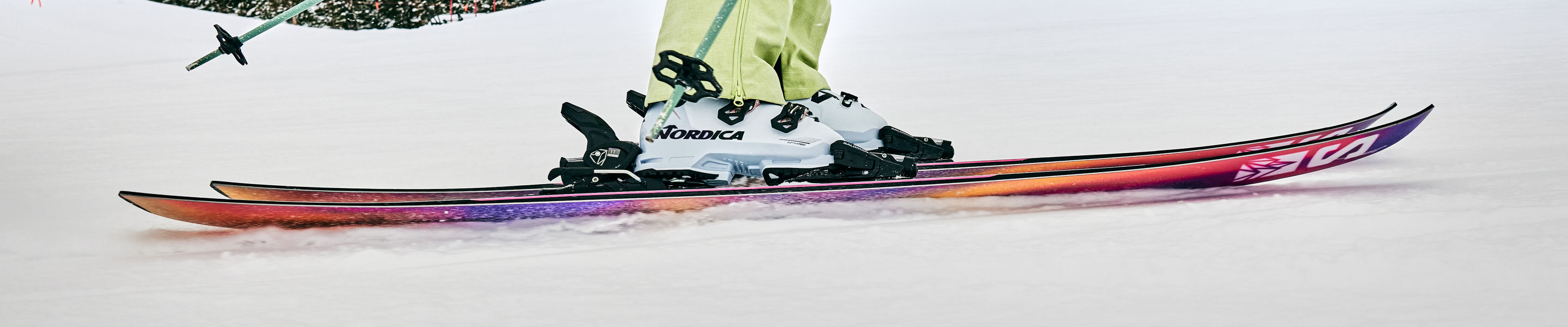Skier Testing Out Ski Rentals from My Epic Gear at Beaver Creek