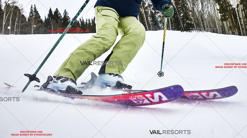 Skier Testing Out Ski Rentals from My Epic Gear at Beaver Creek