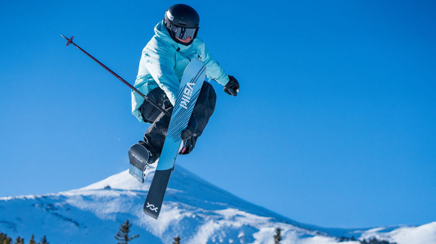 Skier Jumping at Breckenridge