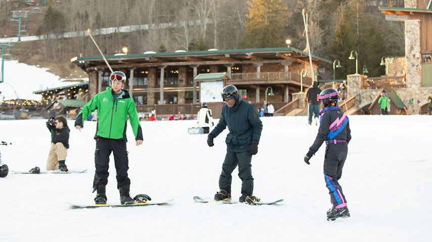 Seven Springs Ski Ride School Group Lesson