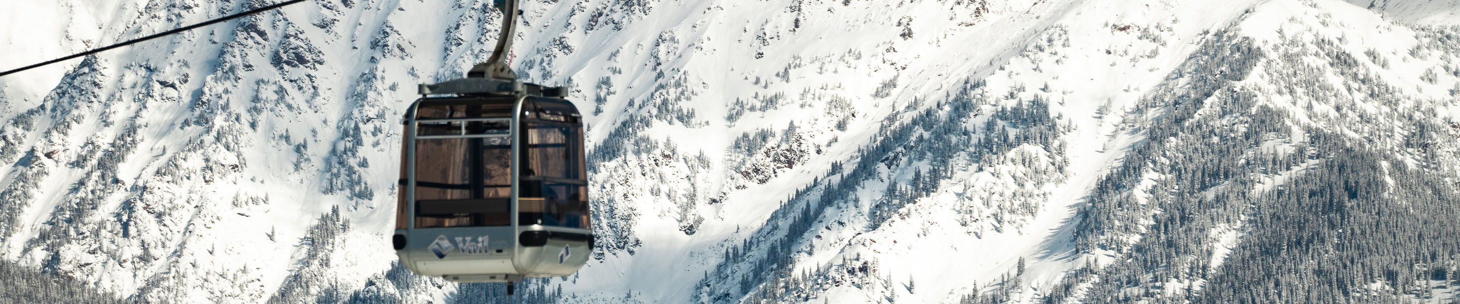 Scenic View of Gondola at Vail