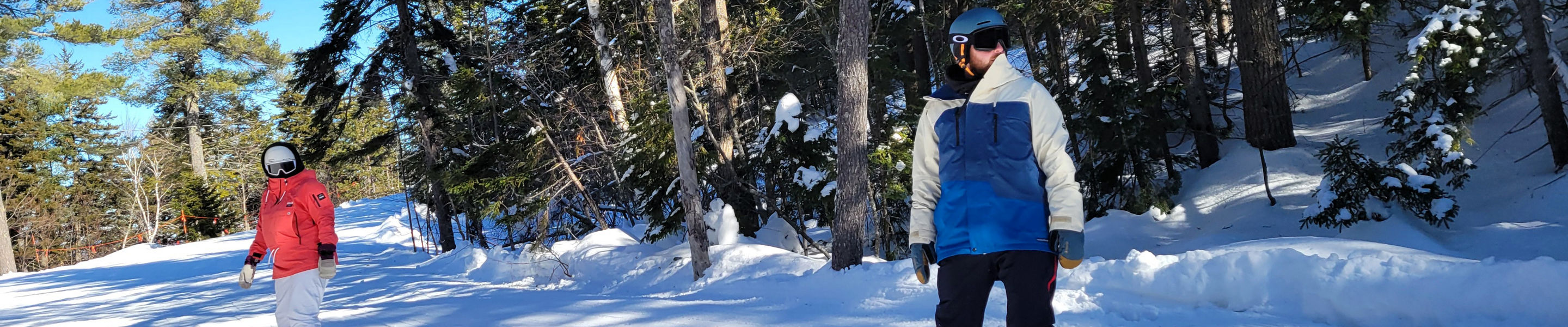 Friends Snowboarding at Attitash