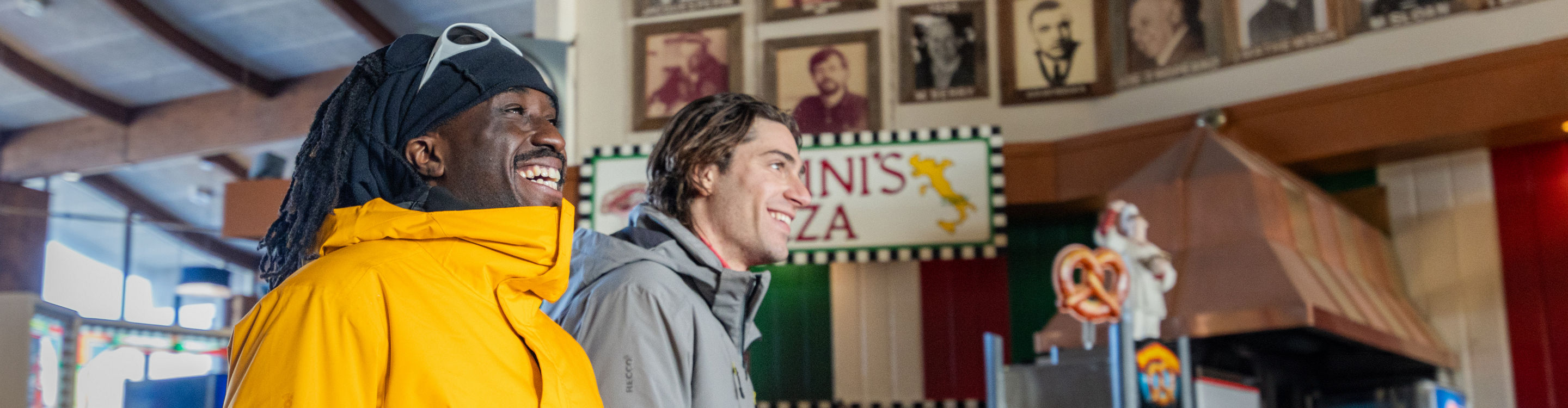 Friends Walk Around Hunter Mountain The Summit Lodge