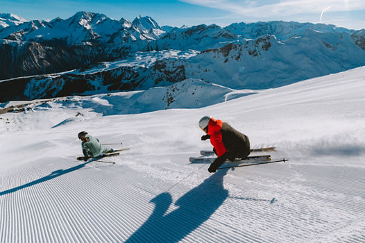 Skiing at Les 3 Vallees Ski Resort