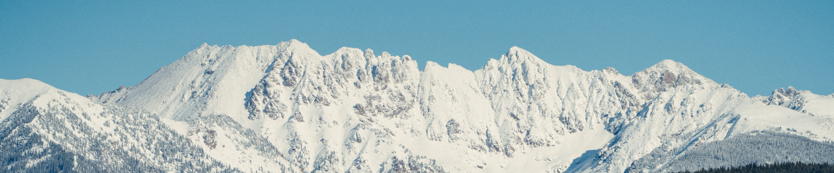 Scenic Winter Vail Landscape