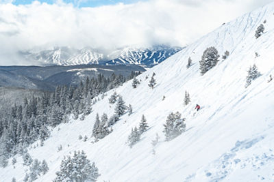 Winter Aerial at Keystone