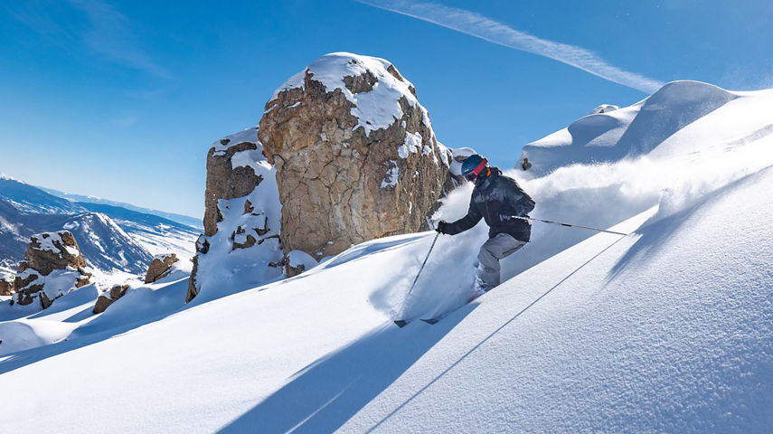Skiing at Crested Butte