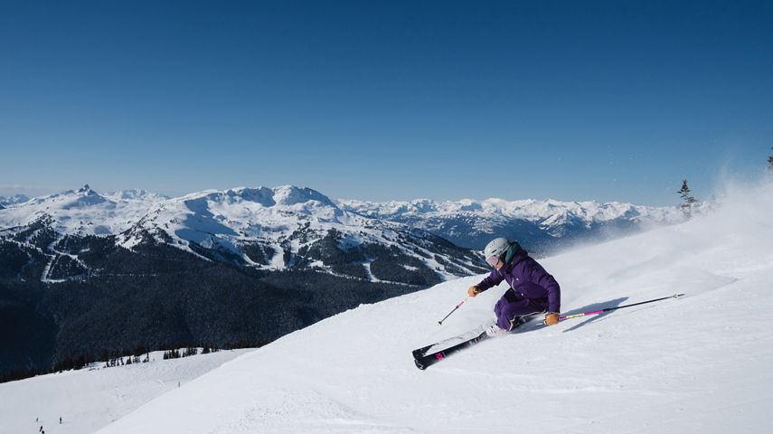 Skiing at Whistler Blackcomb