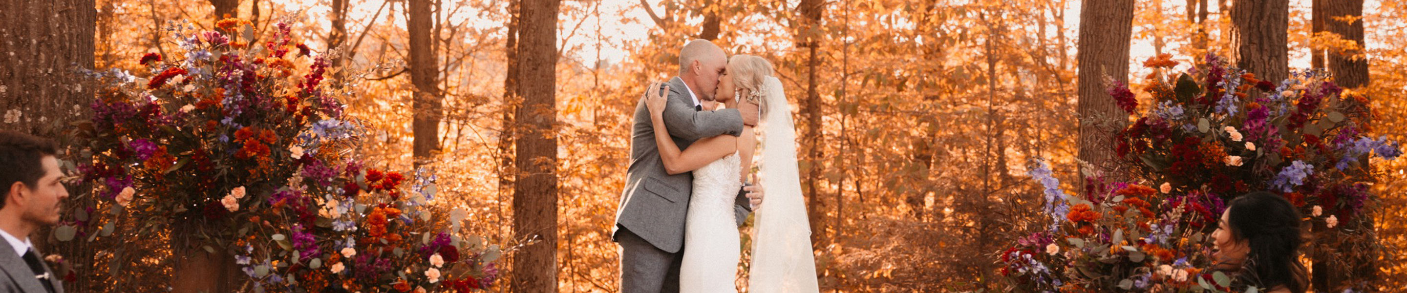 Autumn Wedding at Seven Springs Meadowoods Venue
