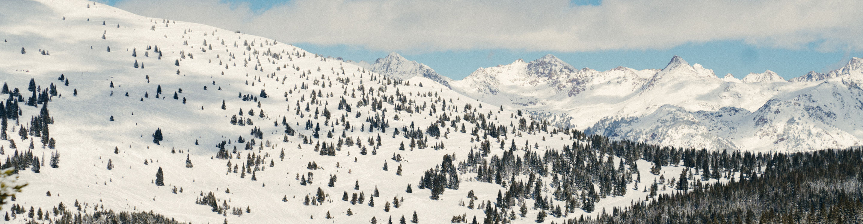 Scenic Winter Vail Landscape