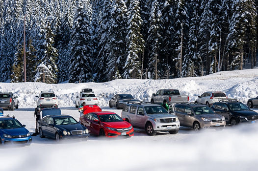 Stevens Pass Parking Lot