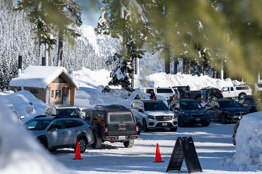 Stevens Pass Parking Lot