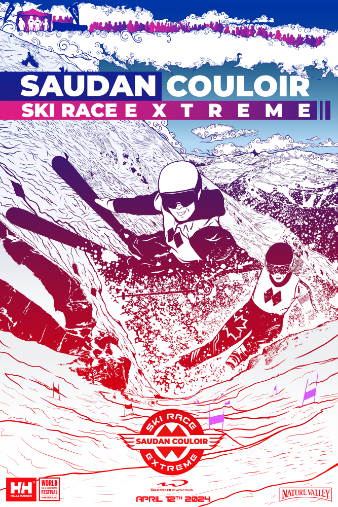 Saudan Couloir Ski Race Extreme 