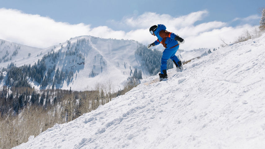 Man Riding at Park City