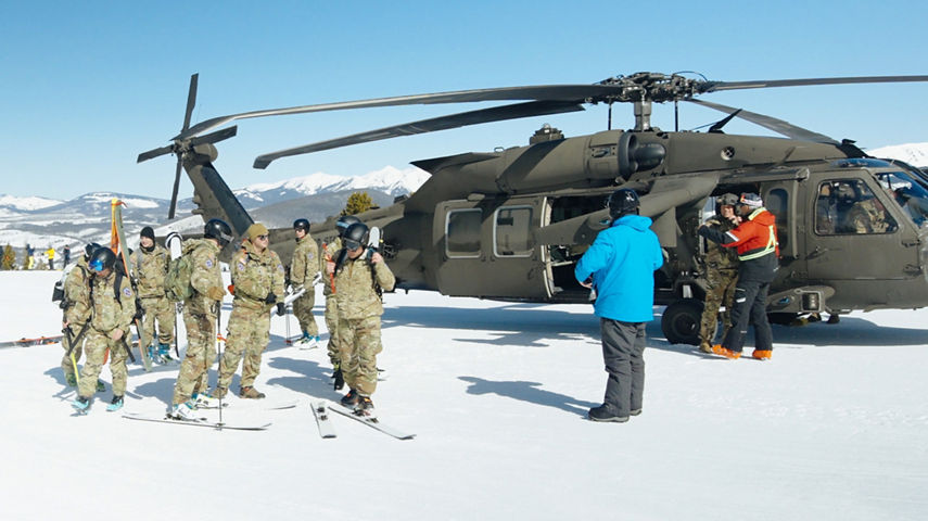 Blackhawk Landing for Legacy Weekend Event 2024 at Vail