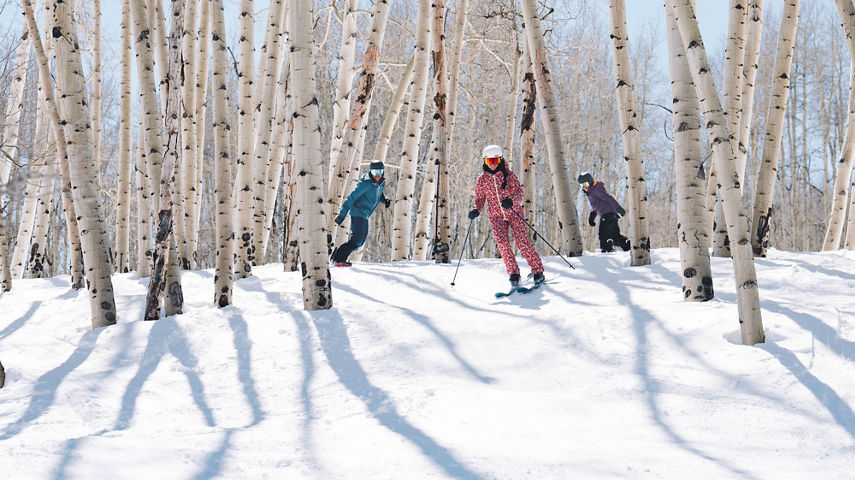 Family in McCoy Park's Aspen Groves?