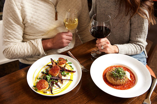 Couple Enjoys Drinks and Appetizers at Citrea in Beaver Creek