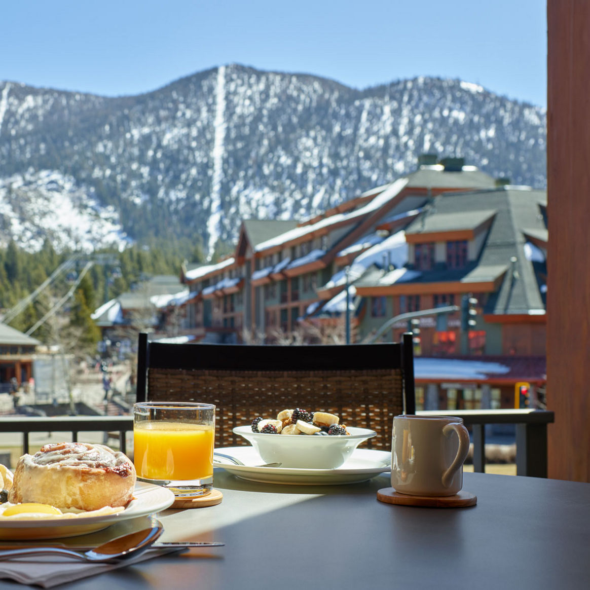 Breakfast on Patio at Zalanta at Heavenly