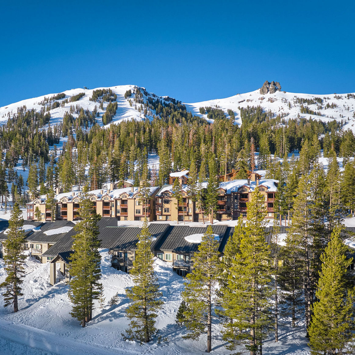 Snowy Spring Exterior of The Meadows Region at Kirkwood