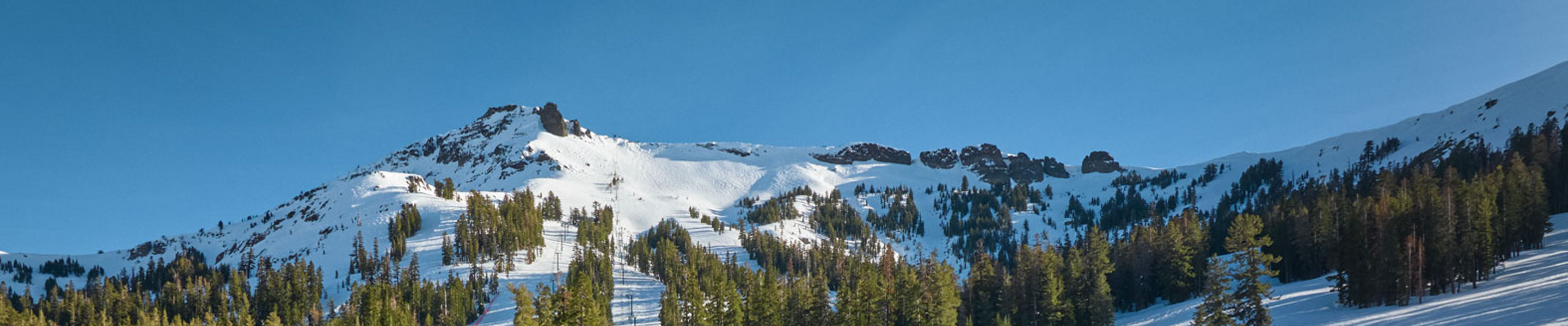 Snowy Spring Exterior of Mountain Club at Kirkwood