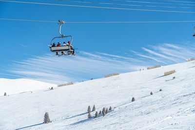 Bergman Bowl Express Chairlift on a Bluebird Day