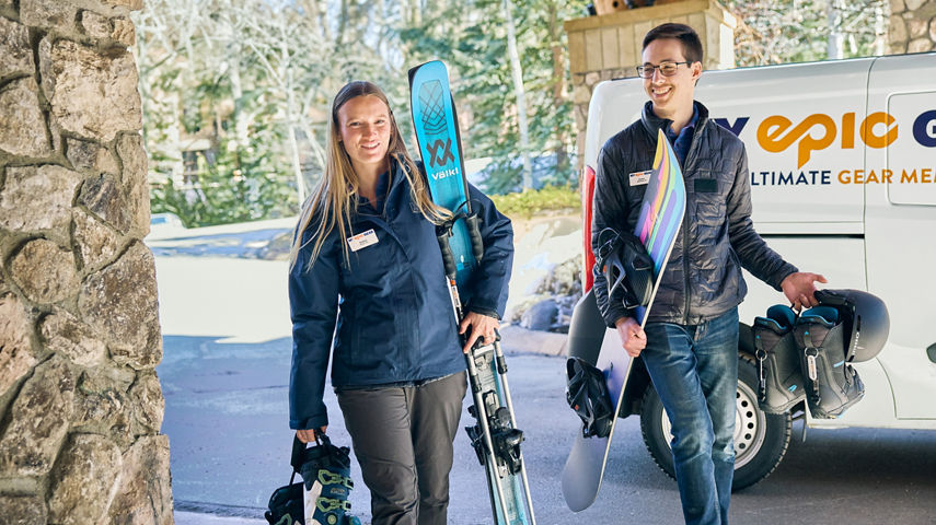 My Epic Gear Employees Delivers Ski Gear at Beaver Creek Resort