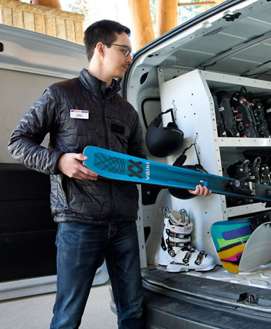 My Epic Gear Employee Delivers Ski Gear at Beaver Creek Resort