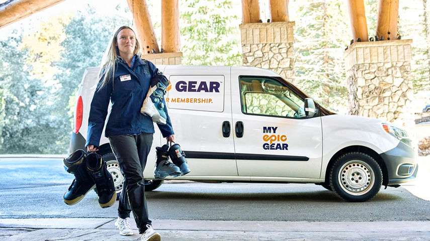 My Epic Gear Employee Delivers Ski Gear at Beaver Creek Resort