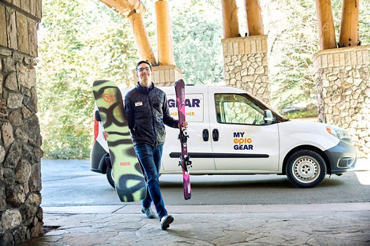 My Epic Gear Employee Delivers Ski Gear at Beaver Creek Resort