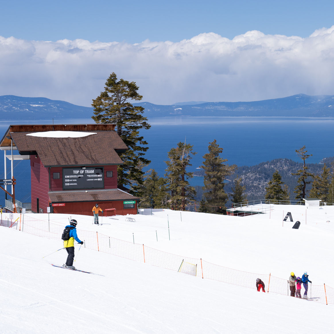 Top of Tram Spring Scenic Bluebird
