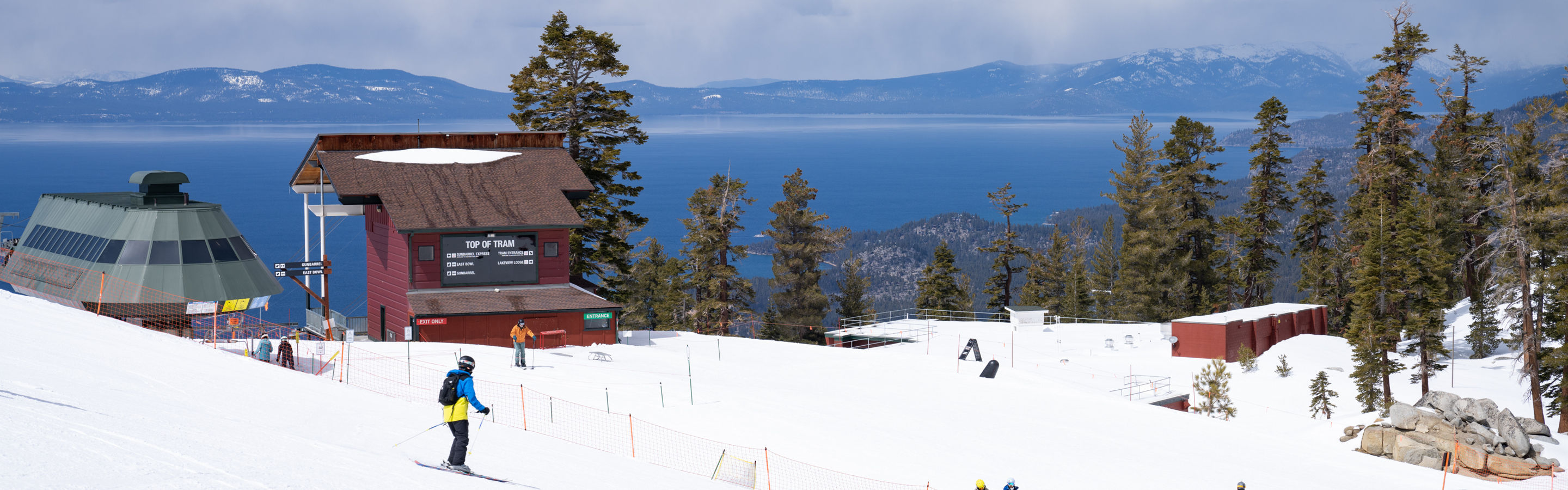 Top of Tram Spring Scenic Bluebird