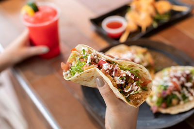 Tacos at Seven Springs Bavarian Beach Bar