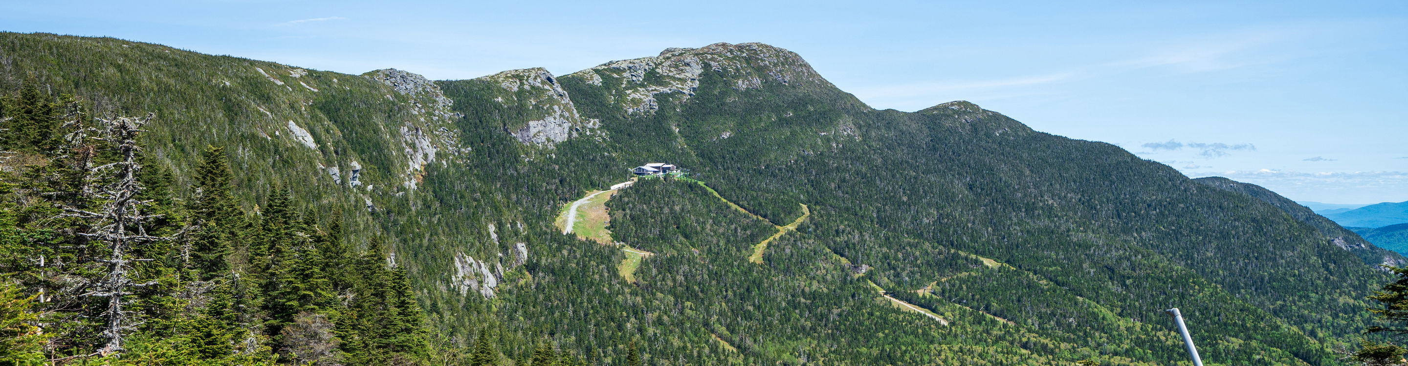 Summer Scenic View of Auto Toll Road at Stowe