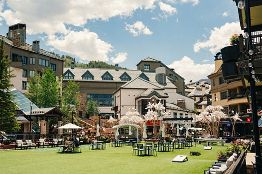 Summer View of Beaver Creek Village Center