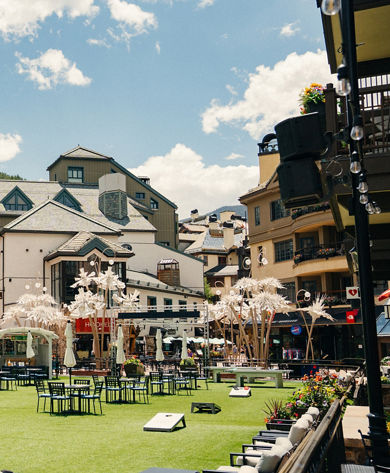 Summer View of Beaver Creek Village Center