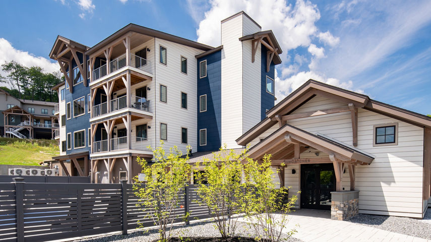 Summer Exterior of Southface Village at Okemo