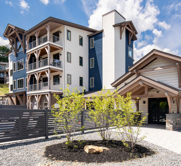 Summer Exterior of Southface Village at Okemo