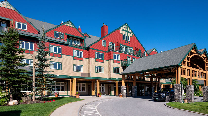 Summer Exterior of Grand Summit Resort at Mount Snow